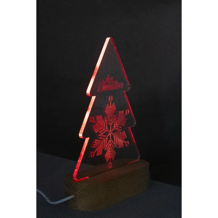 Christmas tree LED light trophy - AP716921 (ANDA#01T)